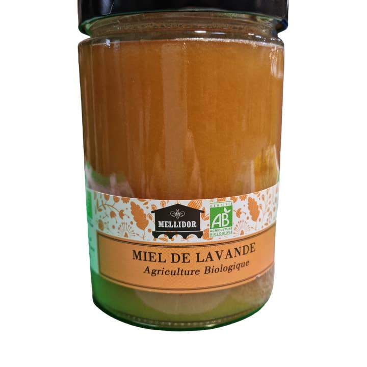 Mellidor – wholesale Honung – EKOLOGISK LAVENDEL HONUNG -750 G, 400 G, 220 G