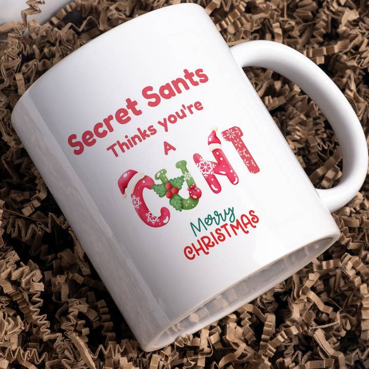Secret Santa Thinks Your A C.nt for wholesale by Giftieness