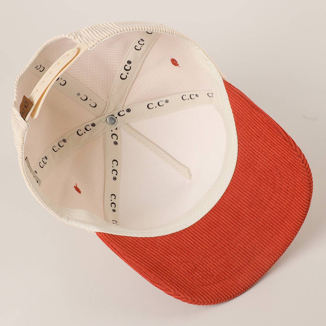 Fashion City - Wholesale Trucker Hat - Unisex - ON MY WORST BEHAVIOR Corduroy Trucker Hat19