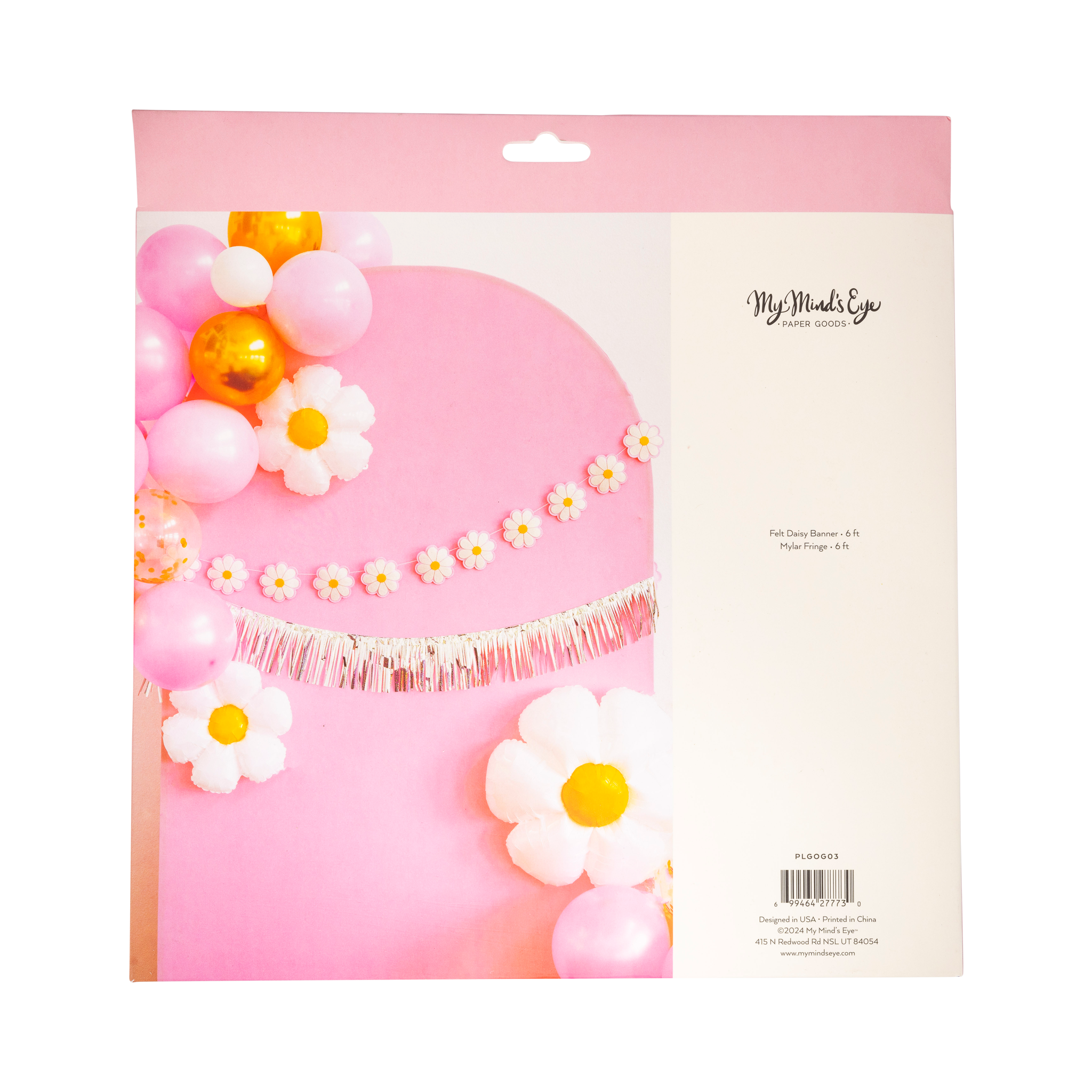My Mind’s Eye - Vente Affiche/banderole de fête - PLGOG03 - Ensemble de bannières en feutre Disco Daisy Puffy6