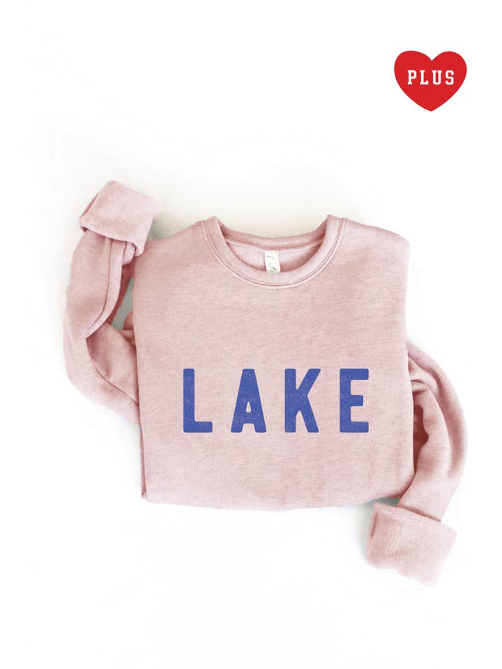 OAT COLLECTIVE - Wholesale Graphic Sweatshirt - Women's - LAKE Plus Graphic Sweatshirt