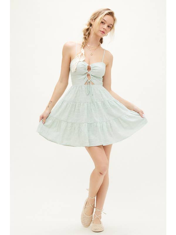 ILLA ILLA - Vente Robe – femme - Robe rayée en lin4