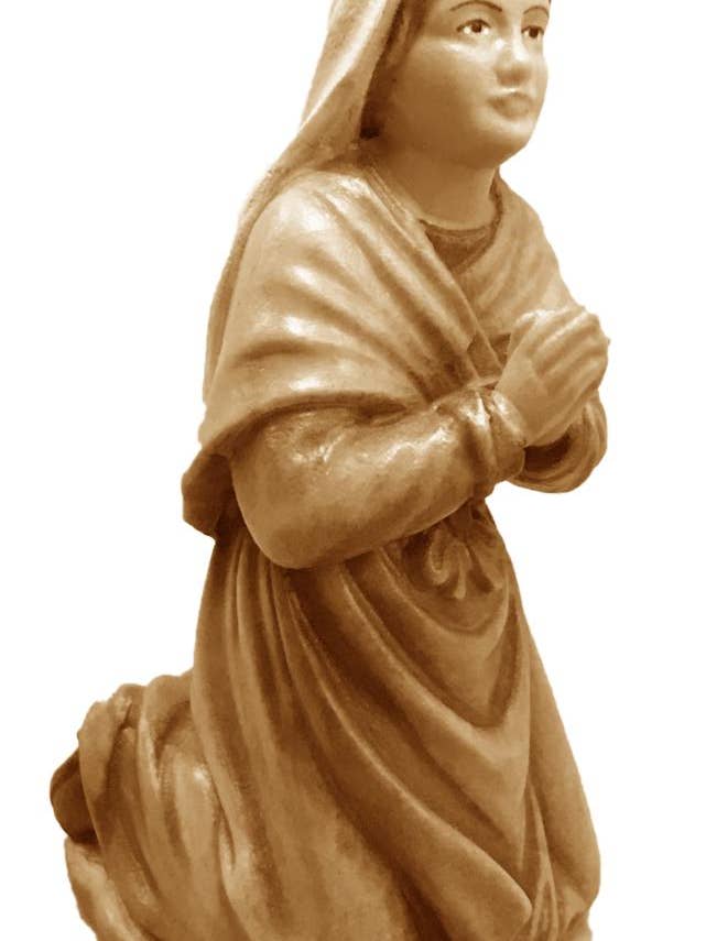 Estatua de Santa Bernardita en madera 14473 para venta al por mayor de Dolfi
