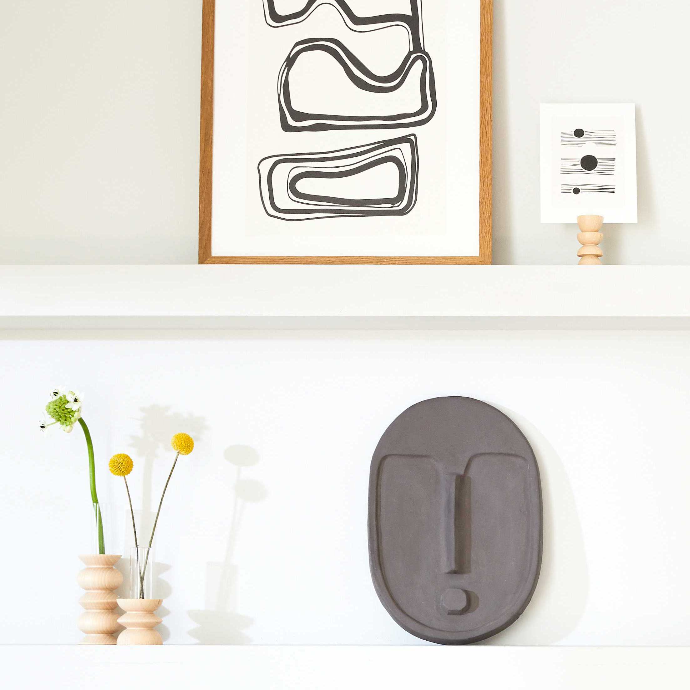 5mm Paper - Wholesale Vase - Totem Wooden Table Vase - Medium Nº 53