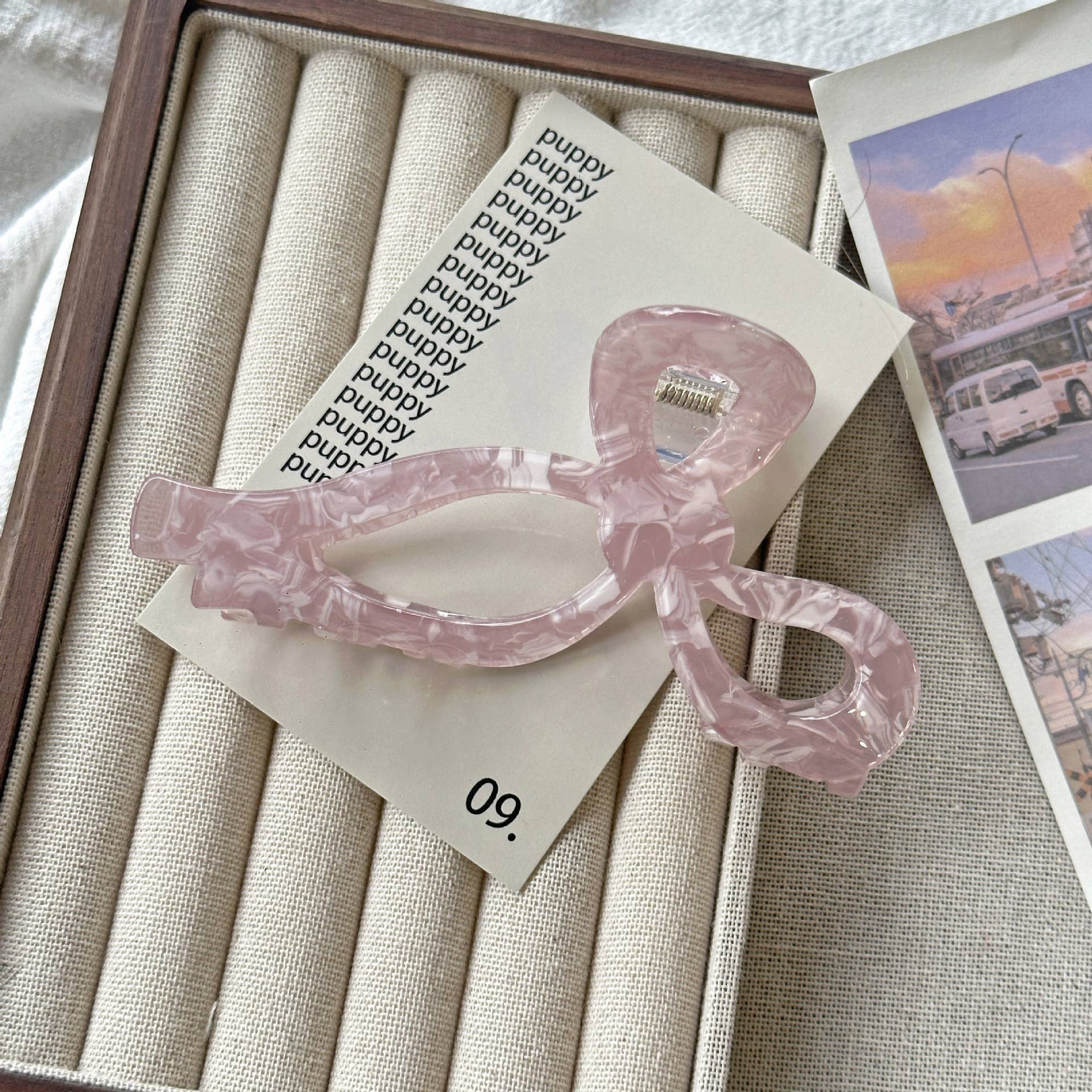 SoapElenGlen – Clips para cabelo - Mulher por atacado – Garra Elegante com Laço, Doce Gancho de Cabelo4