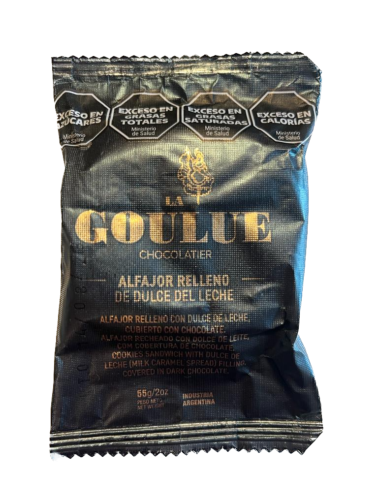 La Goulue Chocolatier – wholesale Kakor – Alfajores med dulce de leche (mjölkkola) fyllda och täckta med mörk choklad2