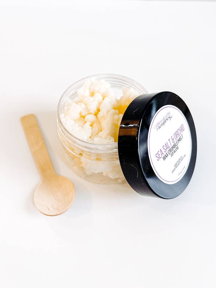 Wax crumbles (scoopable waxmelts) - Sea Salt & Orchid for wholesale by Unbreakable Memories