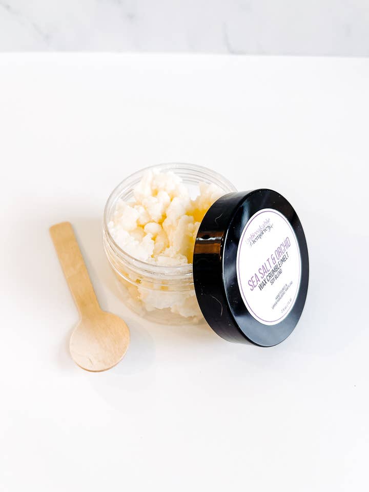 Wax crumbles (scoopable waxmelts) - Sea Salt & Orchid for wholesale by Unbreakable Memories