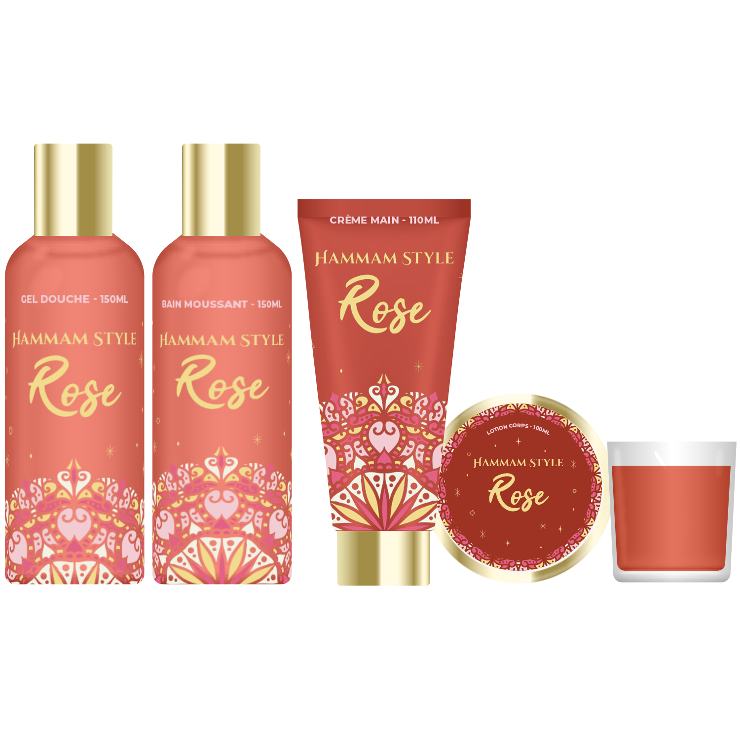 FRENCH TENDANCE – wholesale Gift box – Gift box - Hamman Style Lantern - Pink - FT1