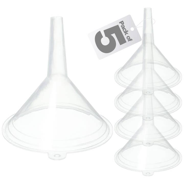 Smuggle Your Booze - Wholesale Funnel - 5-pack Plastic White Funnel