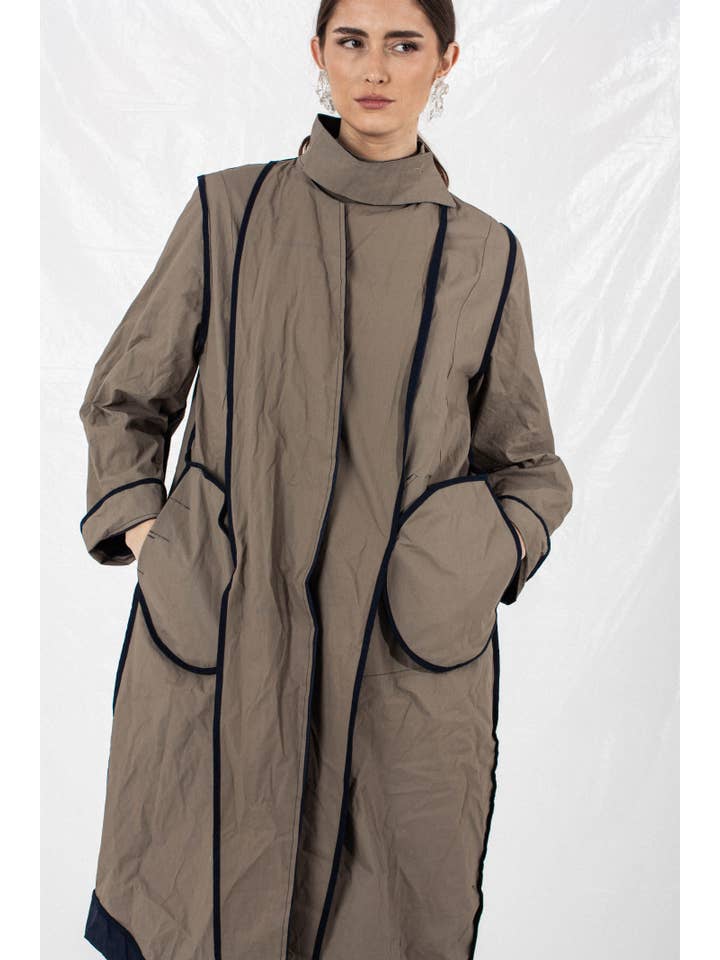 BIAAF - Wholesale Trench Coat - Women's - REVERSIBLE TRENCH COAT3