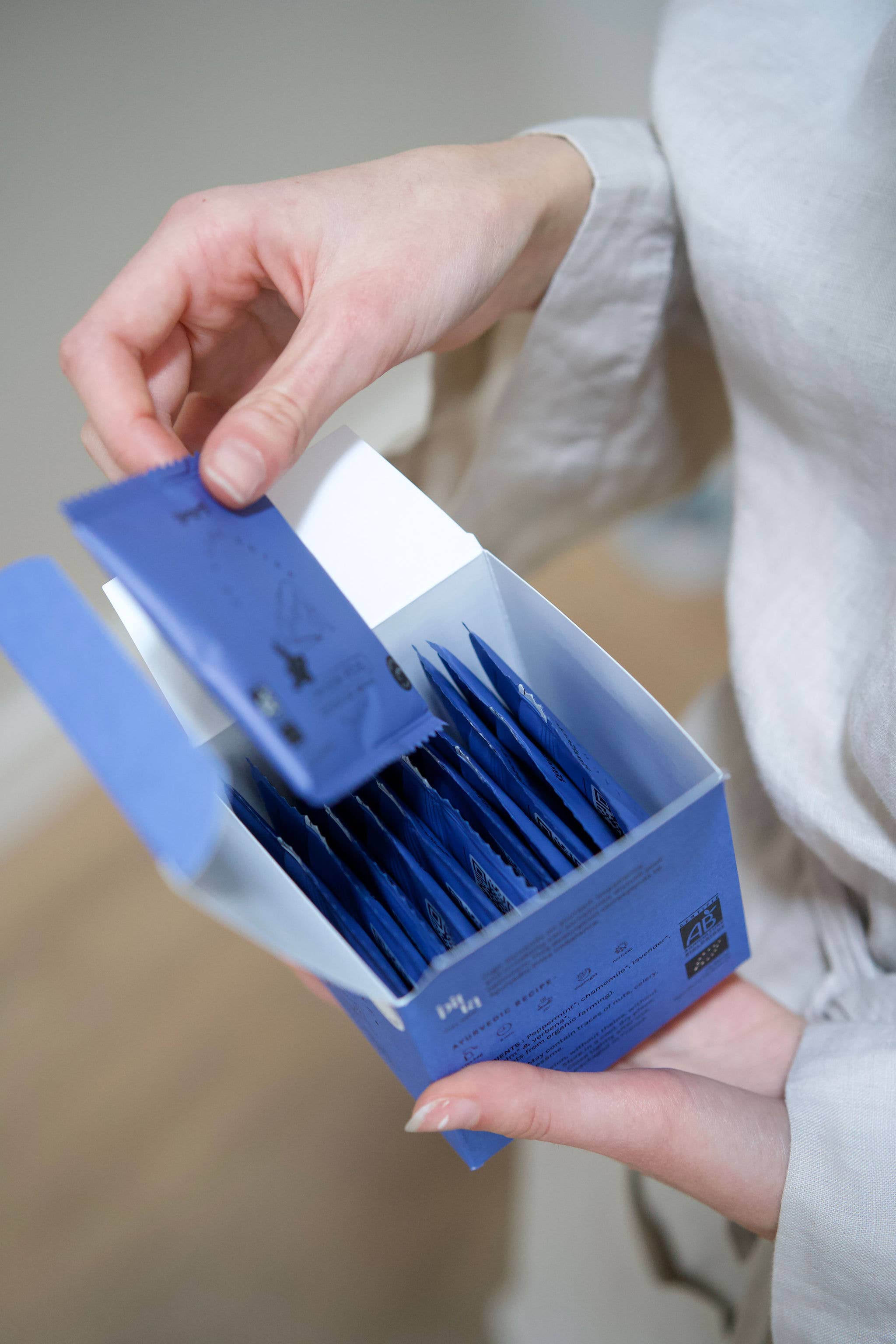 Gingerly - Wholesale Health/Detox Tea - Organic ritual infusion Box 12 SACHETS, I let go 1