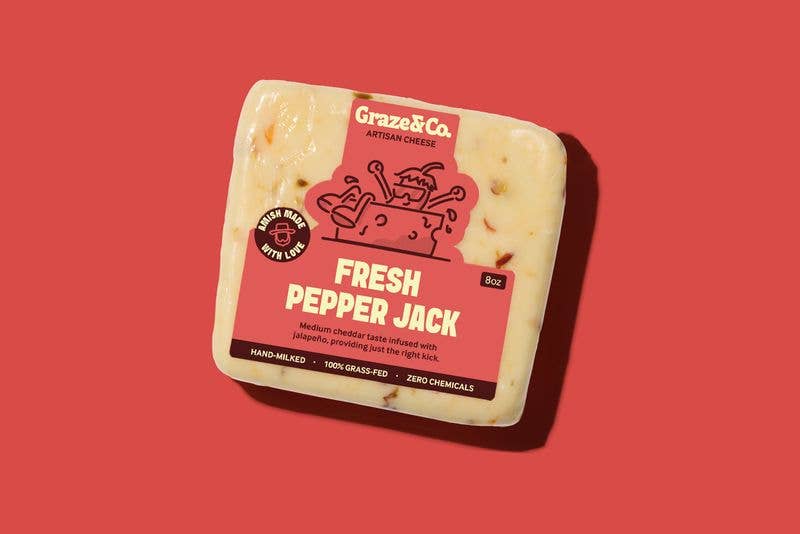 Graze & Co. - Vente Fromages - Fromage artisanal Fresh Pepper Jack - 227 g1