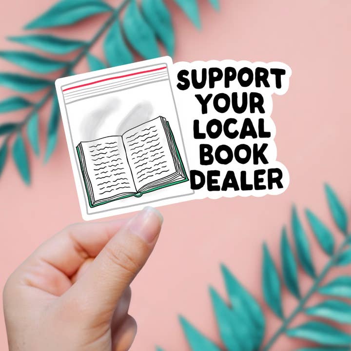 EnchantingSunshine - Wholesale Sticker - Support Your Local Book Dealer Sticker