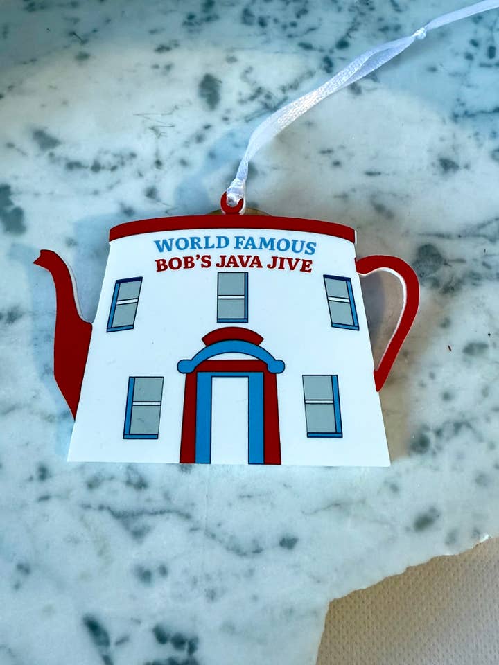 Tacoma Washington - Ornament - Bob's Java Jive for wholesale by Tacoma Design Company