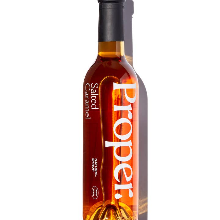 Proper Syrup - Wholesale Flavored Syrup - Salted Caramel Syrup 375ml