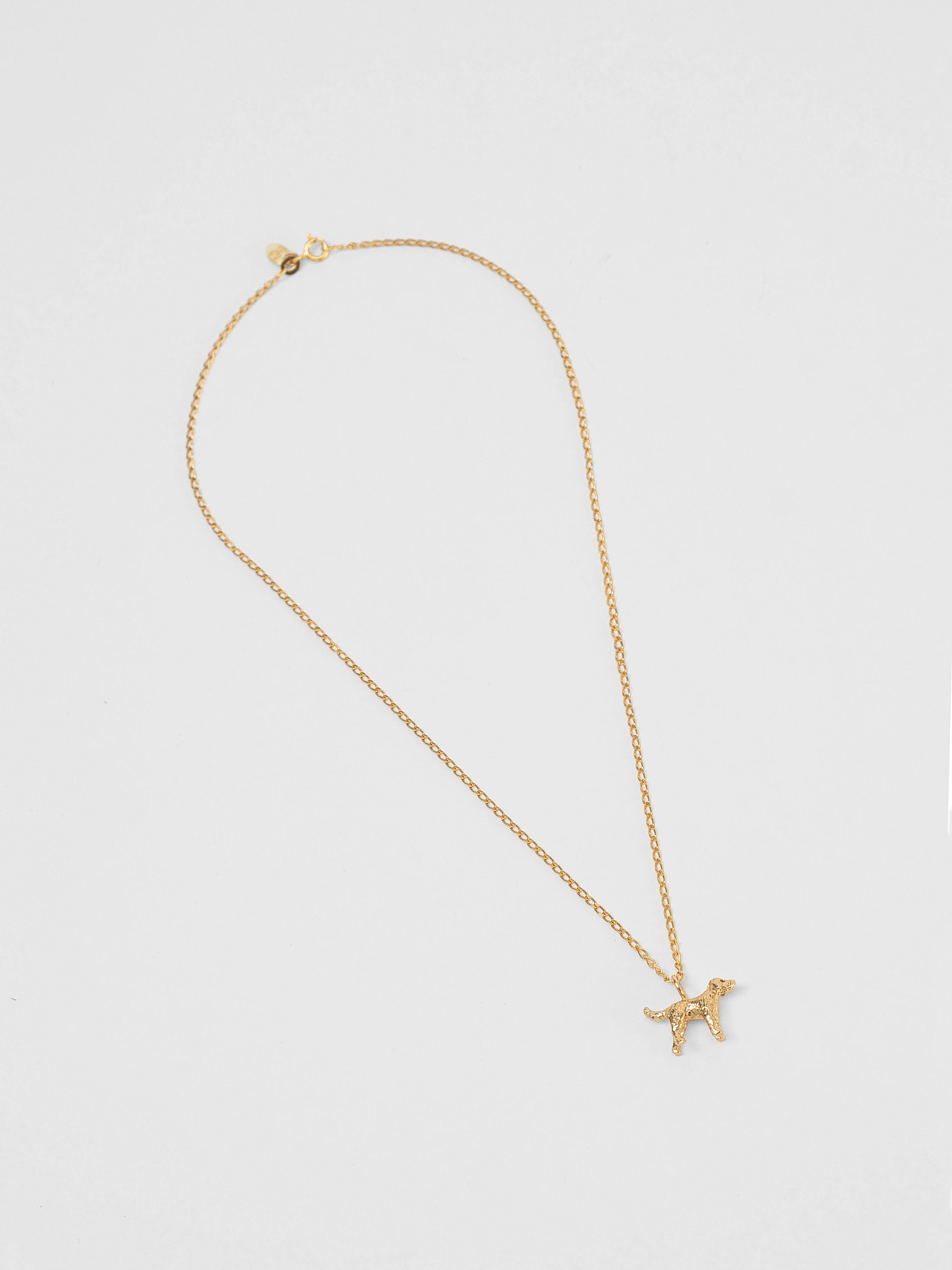 Wolf Circus Jewelry - Vendita all'ingrosso Collana con ciondolo/pendaglio - Collana con Ciondolo Cane in Oro *AGGIORNATO1