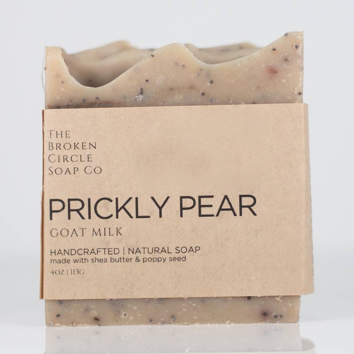 The Broken Circle Soap Co – Engroshandel Sæbestykke – Prickly Pear | Gedemælksæbe | Eksfolierende0