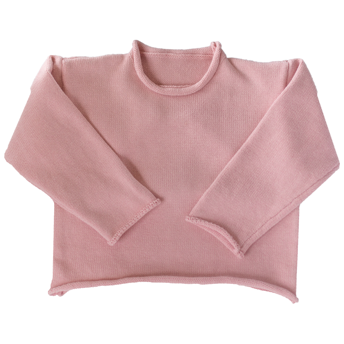 Huckleberry Hill Kids - Wholesale Knit Sweater - Kids - Pink Rollneck Sweater0