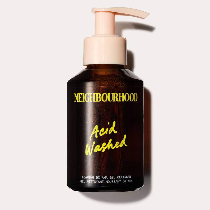 Neighbourhood Botanicals - Wholesale Facial Cleanser - 'Acid Washed' Foaming 5% AHA Gel Cleanser, 120ml