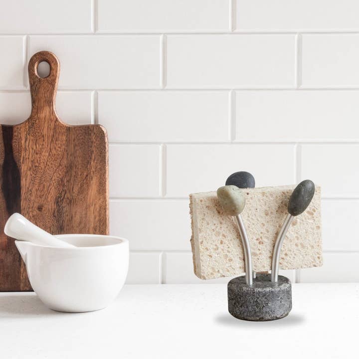 Sea Stones - Wholesale Sponge Holder - Sea Stone Splash - Granite Sponge Holder