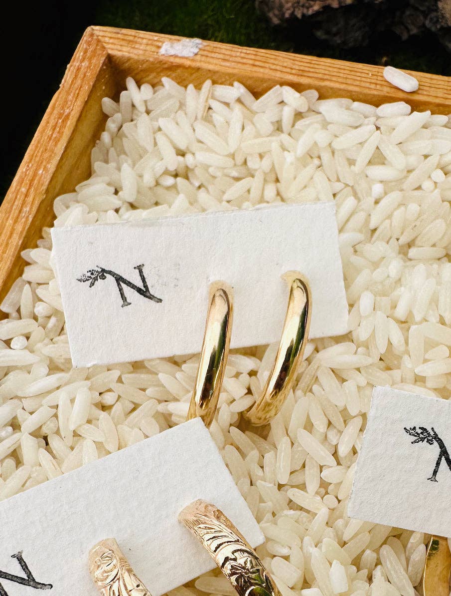 Notions of Lovely - Wholesale Hoop Earrings - Classic 90's Hoops - 14k Gold Fill5