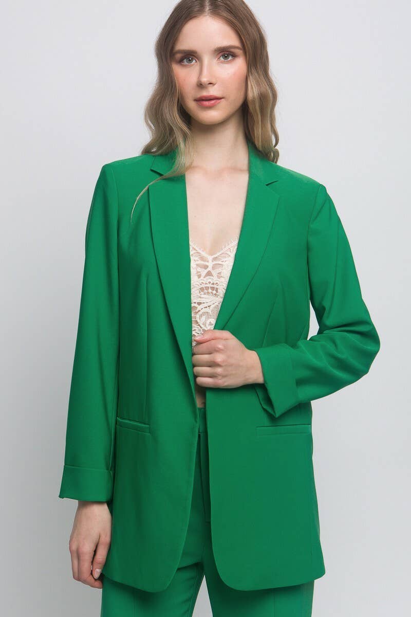 42POPS – Blazer - Mulher por atacado – Blazer Clássico Sólido Tecido47