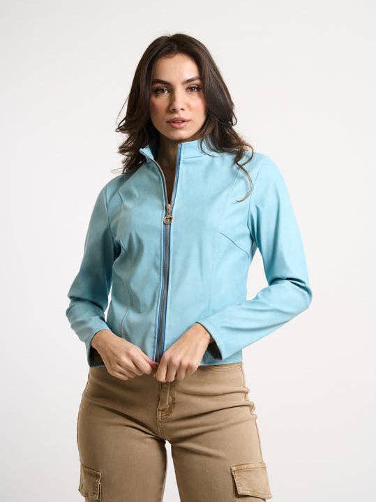 Ecopelle Zip Jacket for wholesale by Indomina Italy