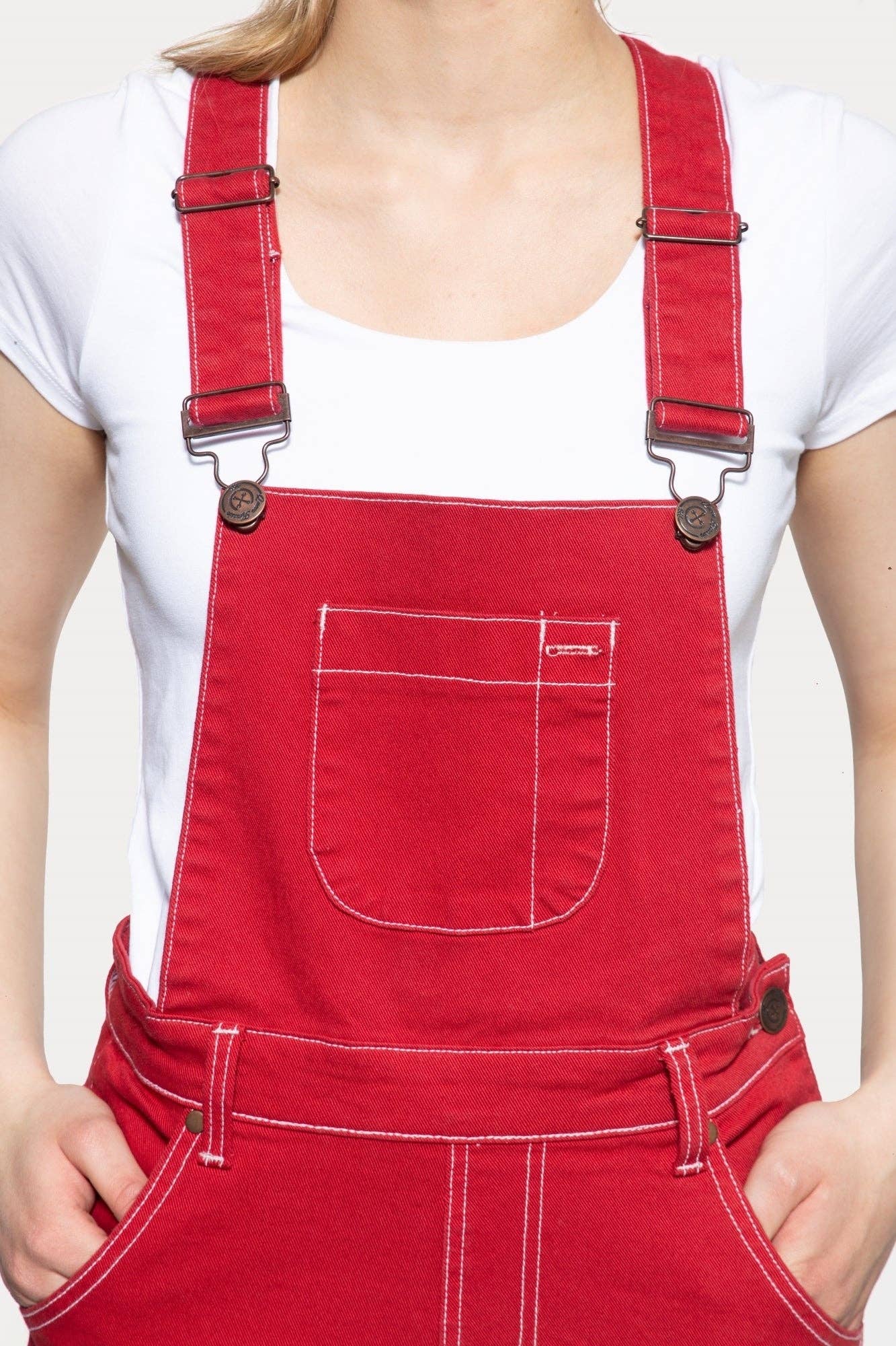 KING KEROSIN - Wholesale Shorts - Women's - Denim bib shorts3