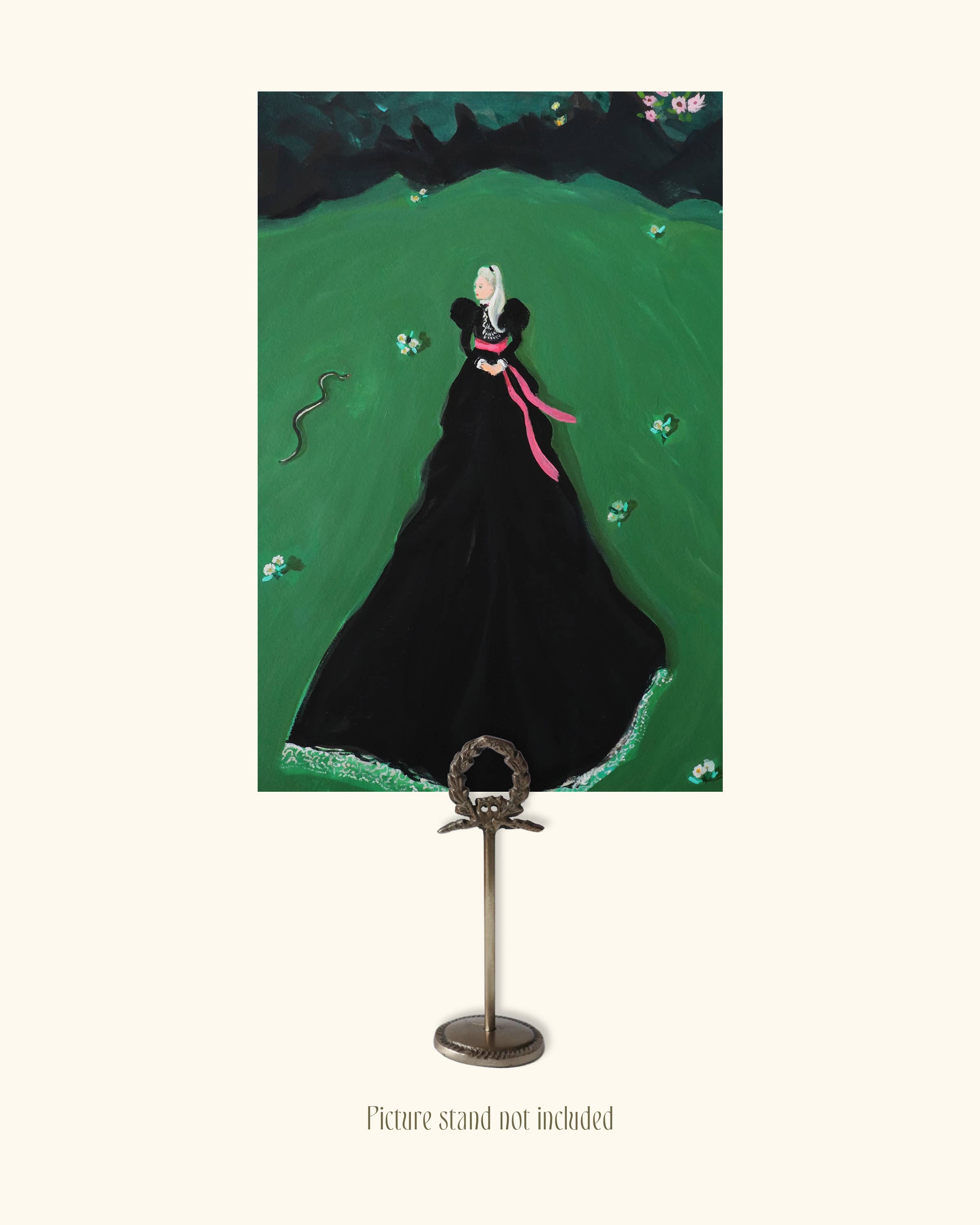 THE MANSION GIRLS - Wholesale Art Print - 'In The Soft Grass' art print by Janet Hill. Framing not req0