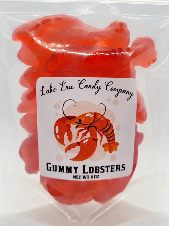 Gummy Lobsters for wholesale by Lake Erie Candy Company