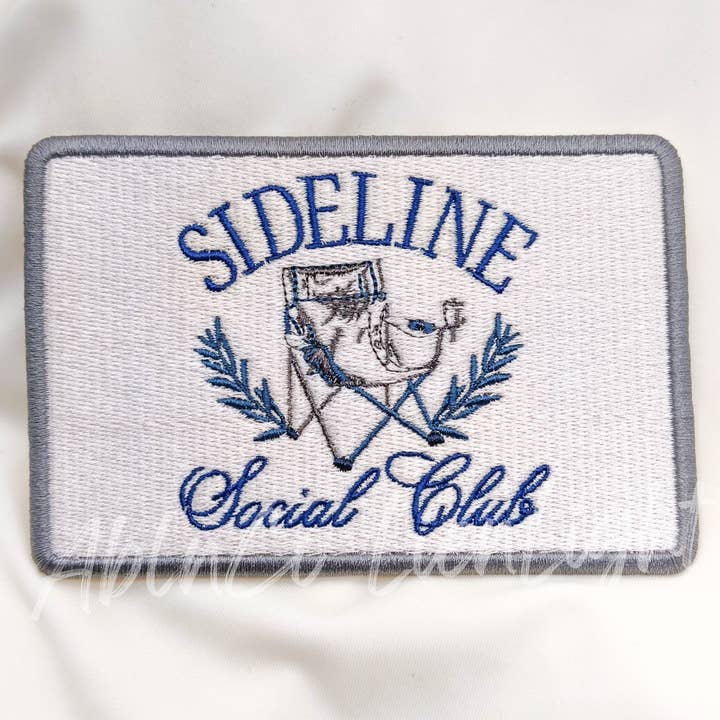 ABLNco - Wholesale Patch - Sideline Social Club preppy sports trucker hat iron on patch