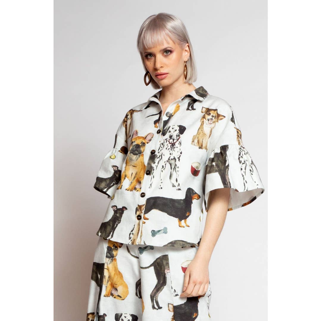 Maurice Top- Wags and Tails for wholesale by Eva Franco