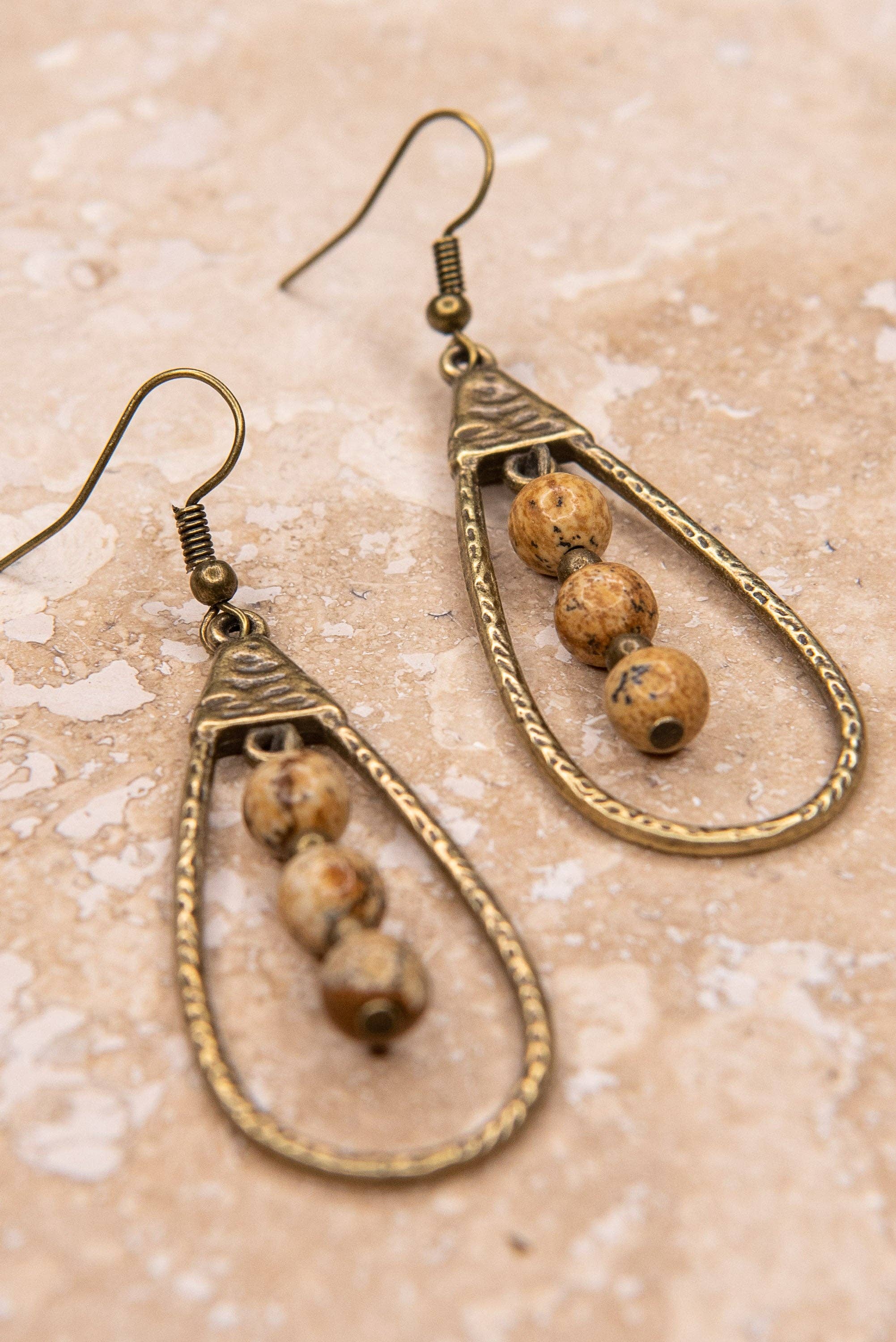 Dylan Designs - Wholesale Dangle Earrings - Sherri Earrings in Jasper3