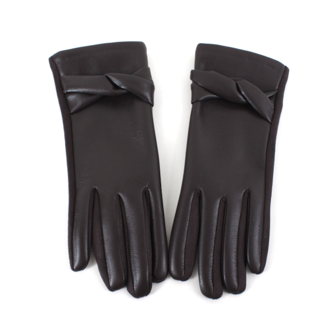 Pretty Persuasions - Wholesale Gloves - Women's - A25013 Faux Leather Gloves1