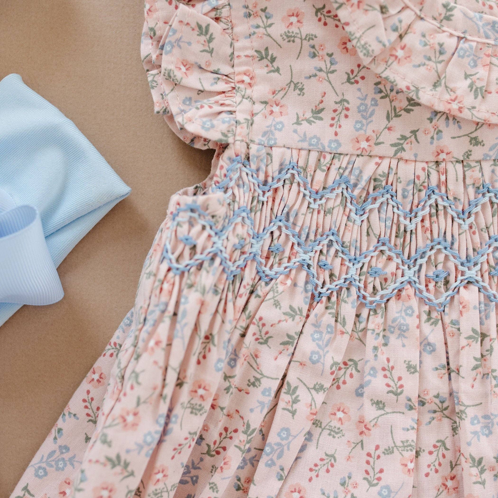 Petite Moss – Engroshandel Kjole - Børn – Gwyneth Smocked Kjole12