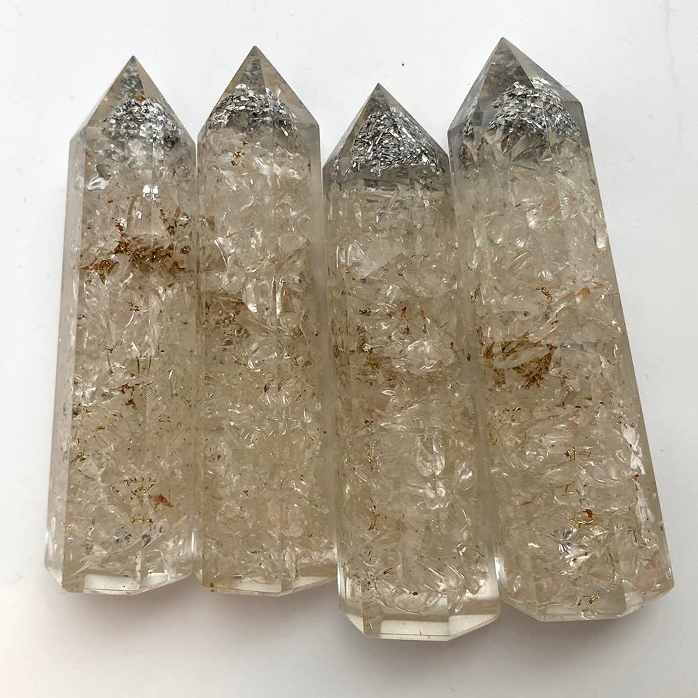 VIE – wholesale Spiritual stone/crystal – Orgonite Obelisk Tower, 8x2x2cm19