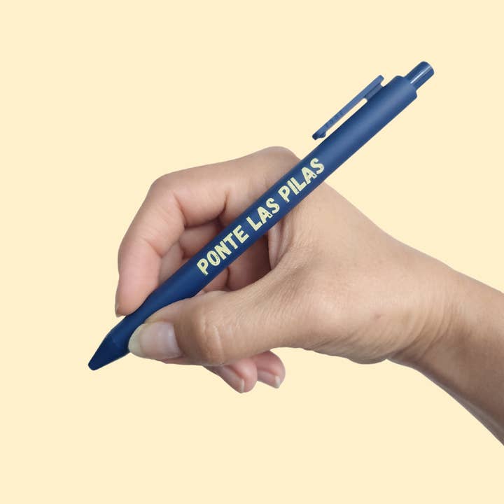 Ponte Las Pilas Black Ink Pen for wholesale by Ana Karen Loves Paper
