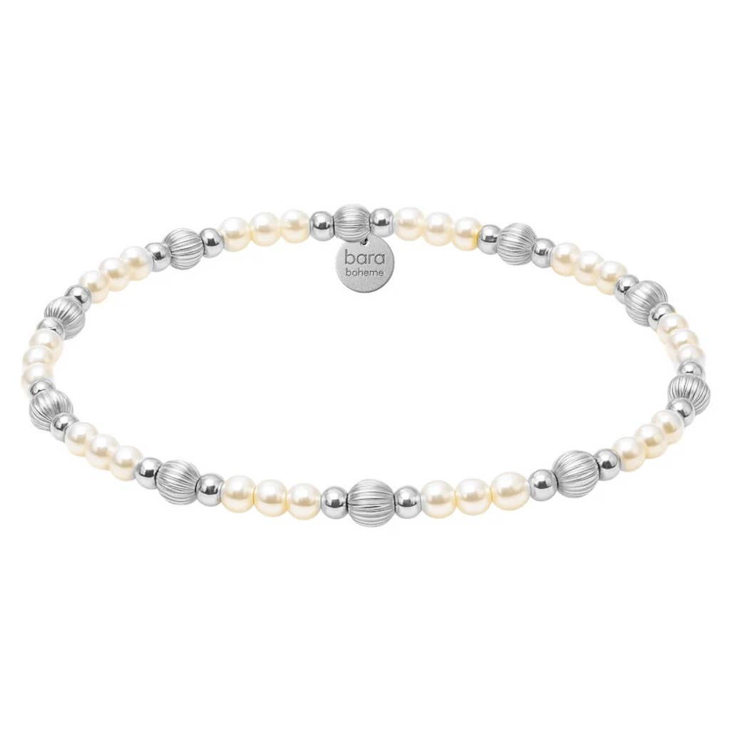 bara boheme - Vendita all'ingrosso Bracciale con perline - Basilea | Bracciale con Perline Placcato Oro con Perle1