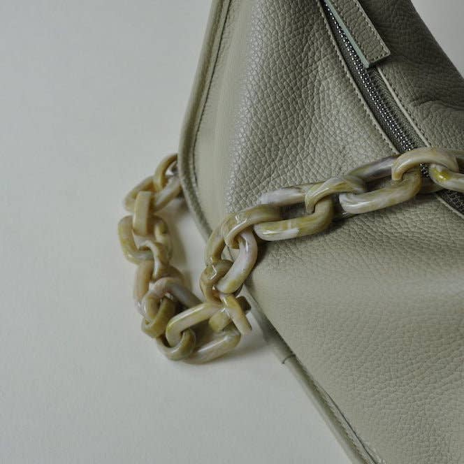 TIEFENBACHER LEHMANN - Wholesale Shoulder Bag - Women's - BRIOCHE BAG maxi fern - silver5