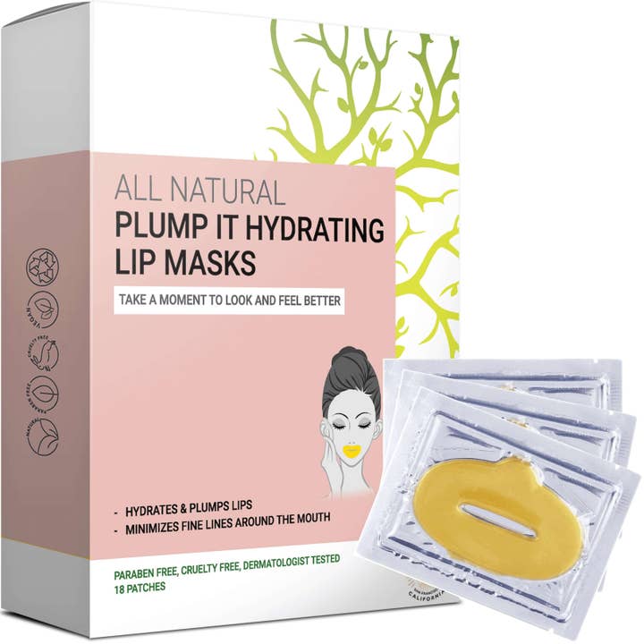 Doppeltree - Vente Soin/masque pour les lèvres - Masques hydratants pour les lèvres PLUMP IT (18 masques)1