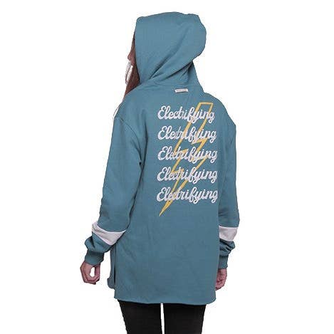 Electrifying Hoodie Blauw voor wholesale door Arica Brand