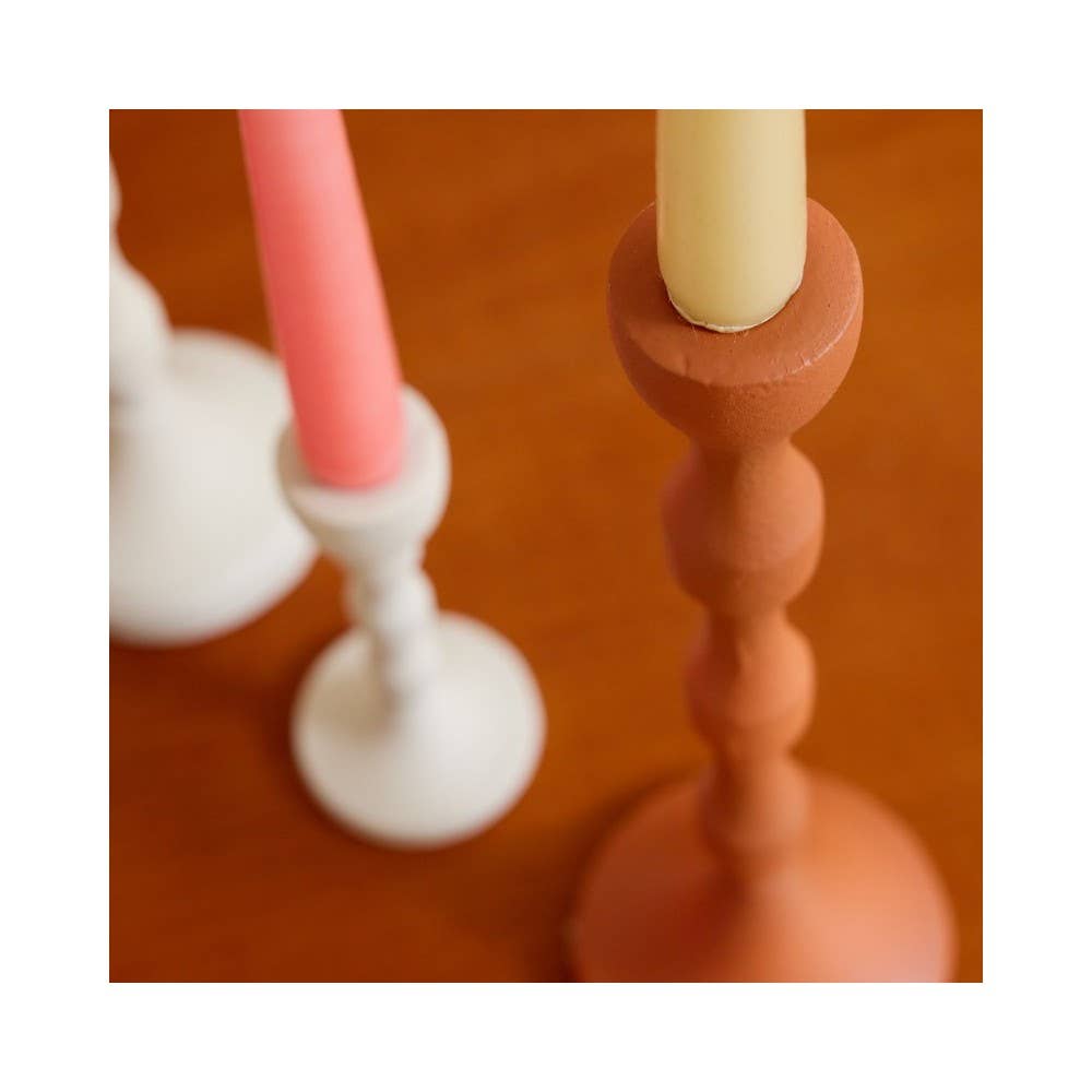 Bonheur du Jour – Suporte de vela por atacado – Castiçal Solar - 15 cm - Terracota4