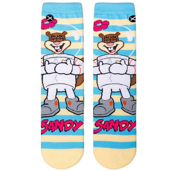 Odd Sox – wholesale Socks – Women's – Sandy Cheeks - Womens Crew Straight1