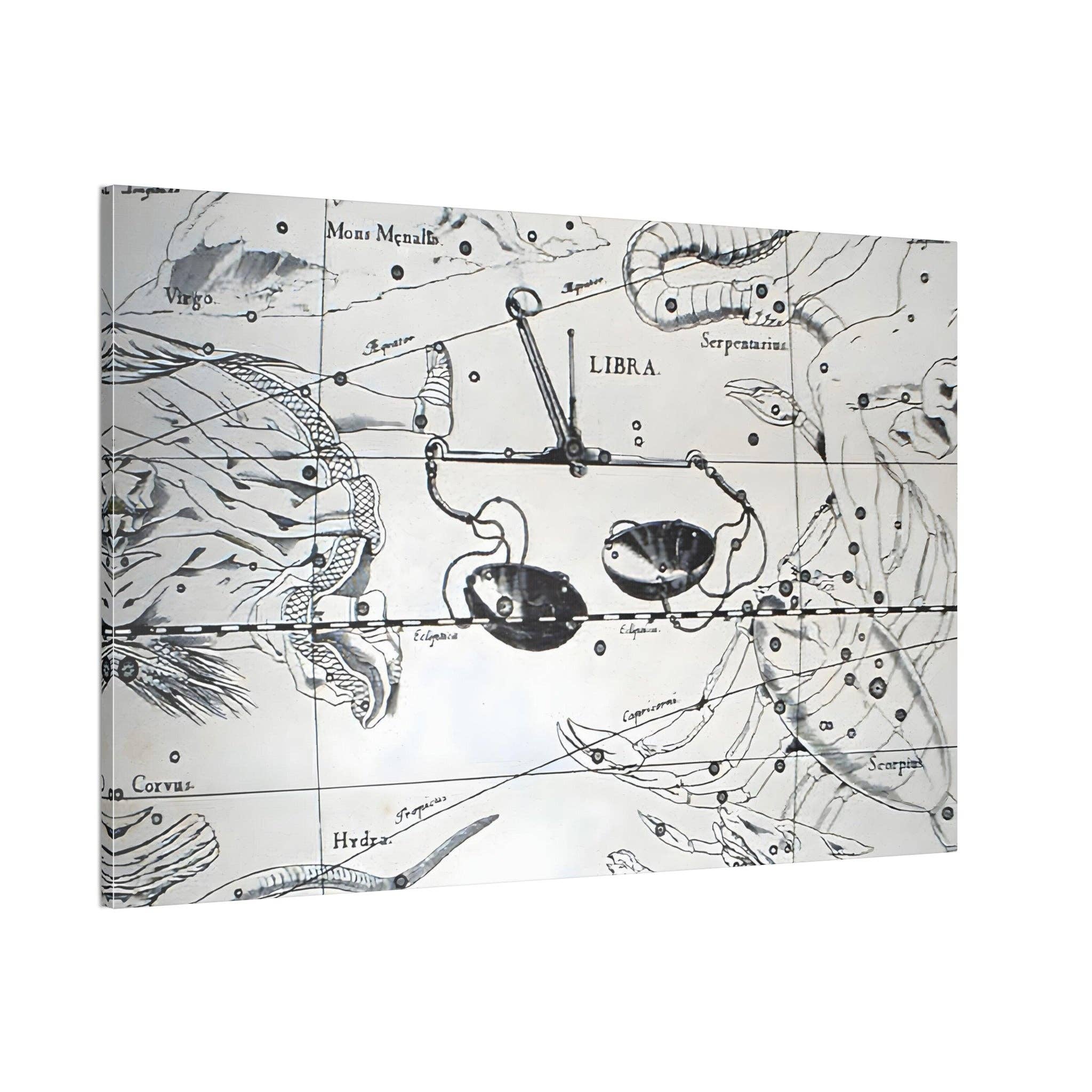 Print Pothecary - Wholesale Art Print - Libra Astrology Canvas Print - Apothecary Art for Home or Office - Apothecary Decor2