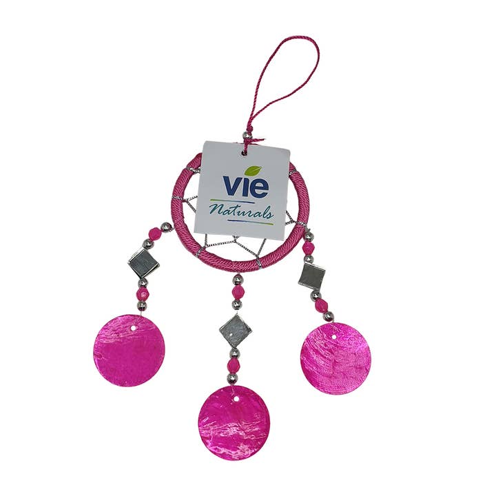 VIE - Wholesale Dream Catcher - Capiz Dream Catcher, 6cm Ring12