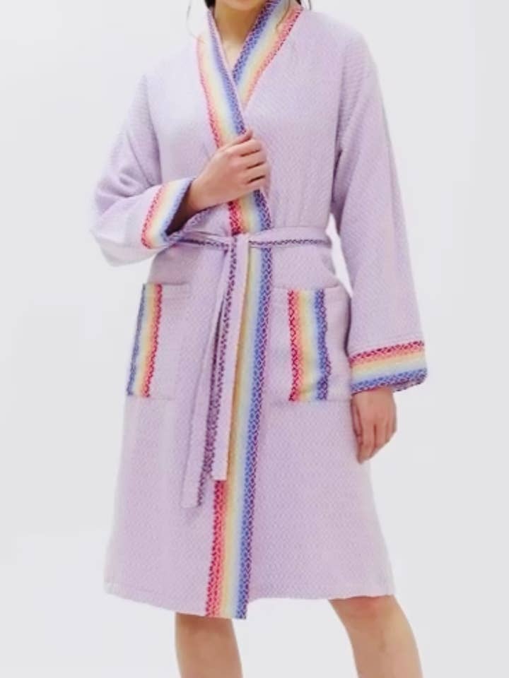 Pride Loungewear and oversized robe, Lavender for wholesale by DesignsNYC