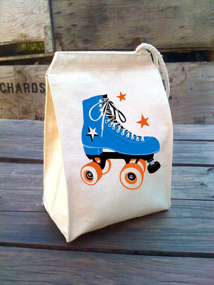 Roller Skate Lunch Bag for wholesale by Little Lark