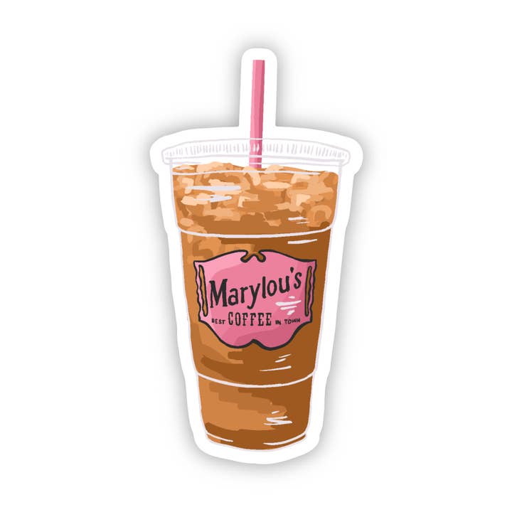 Sticker New England Iced Coffee 3 for wholesale by Copper & Print