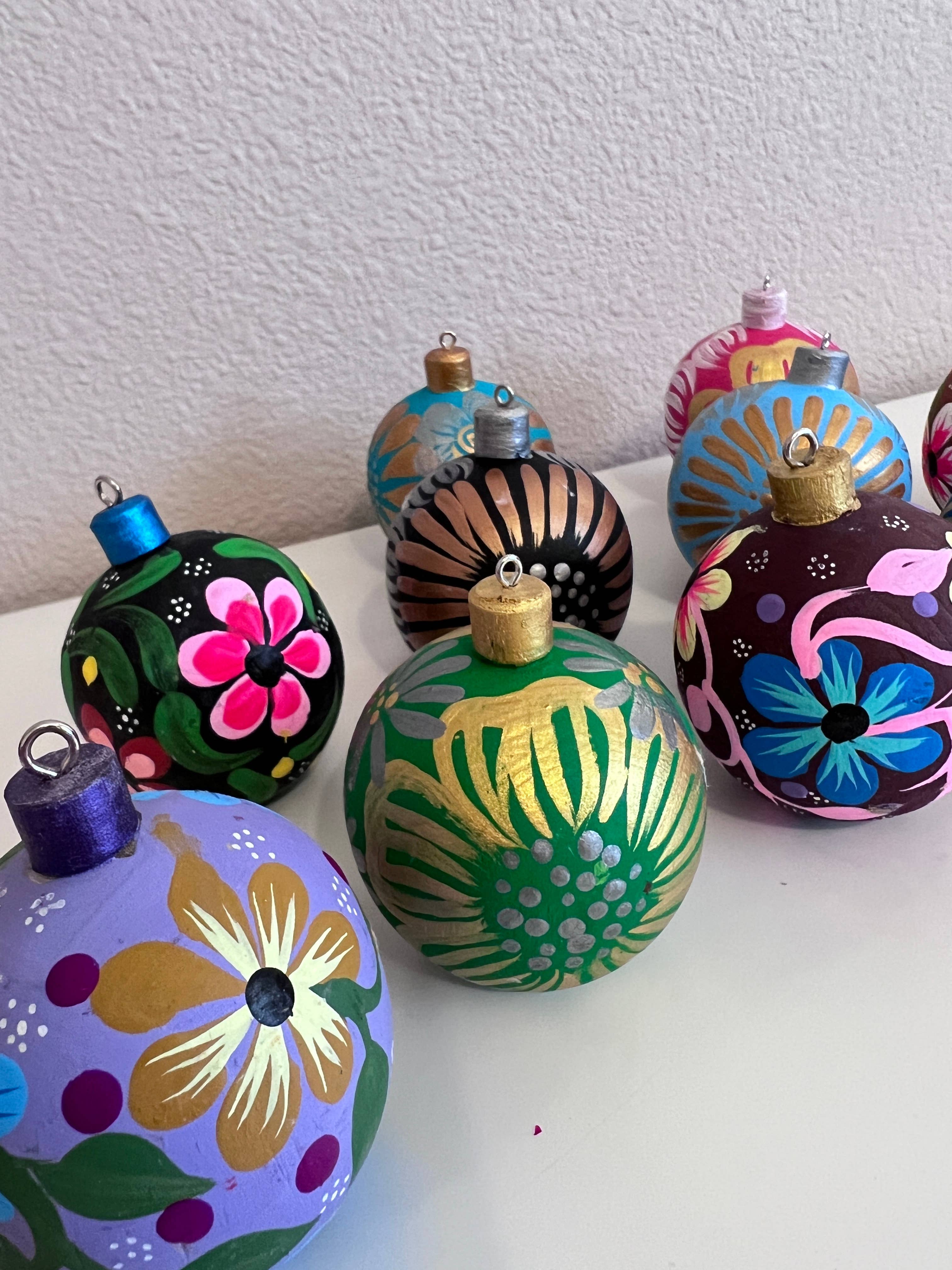 Doña Cata Art - Wholesale Ornament - Mexican Ornaments, Hand Painted Ornament, Christmas Ornament6
